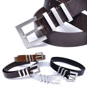 Triple Buckle Dress-Belt 186
